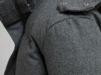 Стеганый пуховик с натуральным пухом