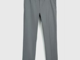 Чиносы из твила с ремнём, Серый