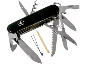 Нож перочинный Victorinox Huntsman, сталь X55CrMo14, рукоять Cellidor®, черный, 15 функций, 91мм