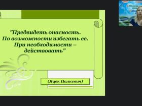 Вебинар «Формирование основ безопасного поведения дошкольников в процессе игровой деятельности»