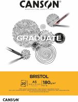 Альбом-склейка для смешанных техник Canson "Graduate Bristol" A5 20 л 180 г