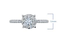 Кольцо из белого золота э4012кц11173700_white