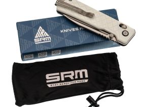 Складной нож SRM Rubik Large сталь 14C28N, рукоять Ivory White G10