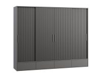 Шкаф-купе Беррингтон 4.1-267x220 Графитовый