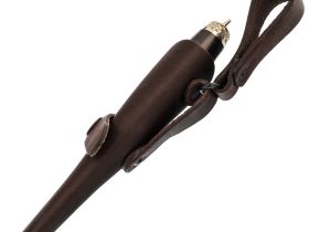 Туристический нож Скиф, дамасская сталь, рукоять граб