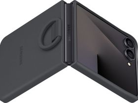 Клип-кейс Samsung Ring(Silicone) Z Flip7 Чёрный