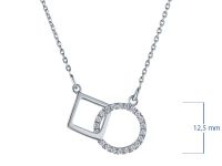 Колье из белого золота э4712кл02211042