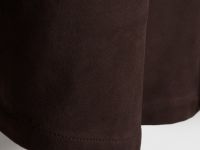 Плотная рубашка из трикотажа, Коричневый