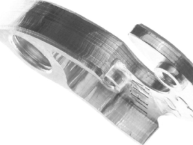 Держатель заднего переключателя "петух" Meta №193 фрезерованный (серебристый)