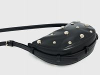 Сумка с декоративными заклёпками, Черный