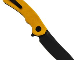 Раскладной нож Petrified Fish Waterspout, сталь 14C28N с покрытием PVD, рукоять желтый G10