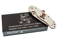 Складной нож Steelclaw "Крыса Атлет", сталь VG-10, рукоять G-10