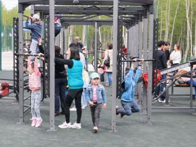 Парк Мирного становится самой популярной территорией