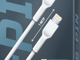 Кабель BoraSCO USB-C / Apple Lightning 1 м Белый