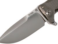 Нож складной LionSteel SR11 G (GREY), сталь Uddeholm Sleipner® Satin, рукоять титан по технологии Solid®, серый