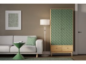 Распашной шкаф Тайрон 2-95x200 Атом