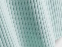 Поло в рубчик с коротким рукавом, Зеленый