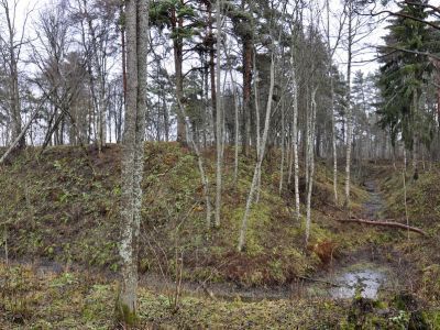 Редут, сооруженный в XVIII в.