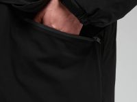 Пуховое пальто свободного силуэта с капюшоном