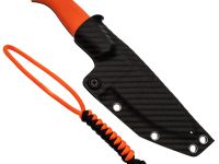 Нож Нессмук, сталь VG10, рукоять оранжевая G10