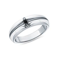 Серебряное кольцо с фианитами