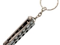 Нож-бабочка (балисонг) Гном, сталь 420, светлый