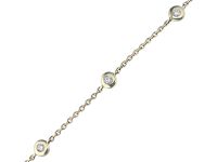 Браслет из желтого золота с бриллиантами э0301бр11159300