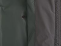 Утепленное пальто свободного силуэта