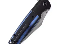 Складной нож Kansept Shikari SBL, сталь Damascus, рукоять титан/G10