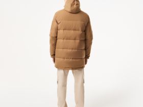 Мужская утеплённая парка Lacoste с капюшоном