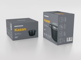 Казан с крышкой-сковородой REDMOND Black 5 л PS5603