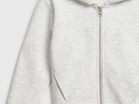 Укороченная толстовка для девочек, Серый