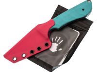 Фиксированный нож Exodus EDC Карма №3, сталь VG-10, рукоять G10, бирюзовый