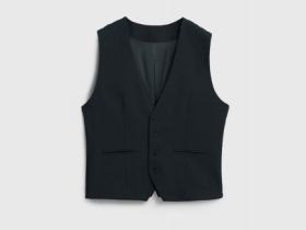Жилет из структурной ткани, Черный