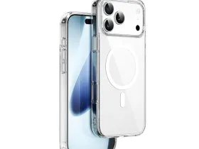 Чехол-накладка Wiwu iShield Pro Magsafe (MCC-101) для iPhone 17 Pro Max пластиковый (прозрачный)