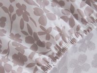 Простыня на резинке Капучино (цветы)