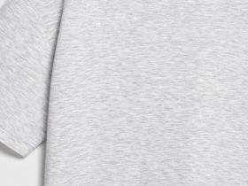 Футболка оверсайз с разрезами, Серый