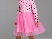 Платье трикотажное для девочек