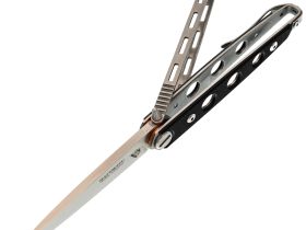 Складной рамочный нож НОКС Наутилус, сталь AUS8, рукоять G10, черный