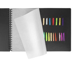 Скетчбук для пастели с калькой Малевичъ "GrafArt" А3 20 л 270 г, черный