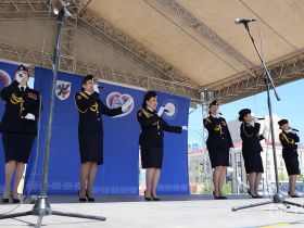 «Один день с полицией»: в Якутске развернули выставку вооружения и спецтехники