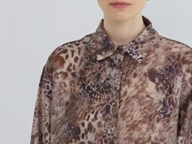 Рубашка из лиоцелла, Оранжевый