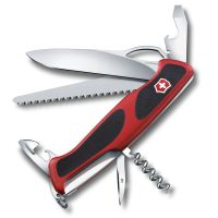 Нож перочинный Victorinox RangerGrip 79, сталь X55CrMo14, рукоять полиамид, красно-чёрный