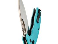 Складной нож Obertech ns-01 Drop point satin, сталь VG-10, рукоять G10, тиффани