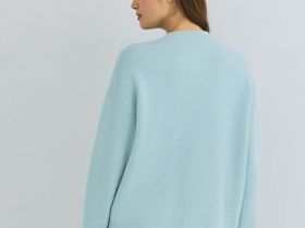 Кардиган из мягкой пряжи, Зеленый