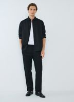 Брюки изо льна, Черный