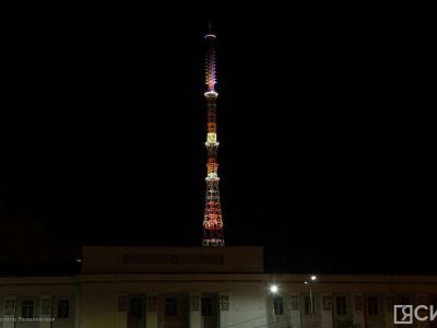 Подсветку на Якутской телебашне включат в честь форума «Цифровой алмаз»