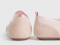 Балетки из искусственной замши для девочек, Розовый