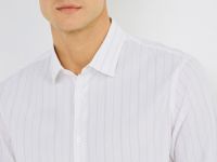 Рубашка в полоску, Белый