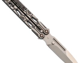 Нож бабочка Reptilian Киборг 01, сталь D2, рукоять металл